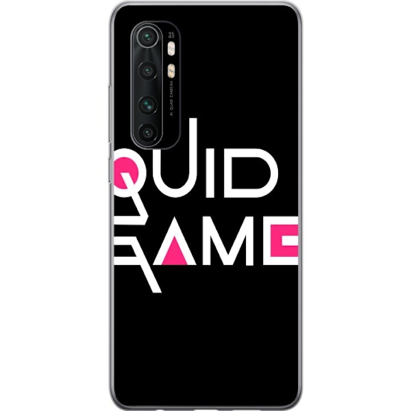 Xiaomi Mi Note 10 Lite Gjennomsiktig deksel Squid Game