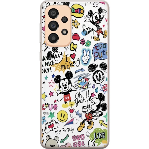 Samsung Galaxy A33 5G Gennemsigtig cover Mickey Mouse