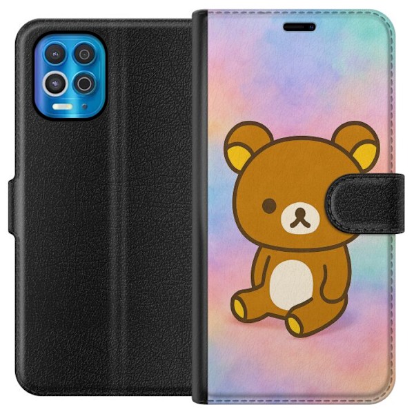 Motorola Edge S Lommeboketui Kawaii Sanrio Rilakkuma