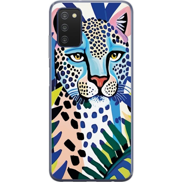 Samsung Galaxy A03s Genomskinligt Skal Vivid Leopard