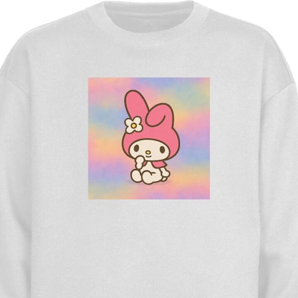 Collegepaita aikuisille | Klassinen Collegepaita Kawaii Sanrio valkoinen L