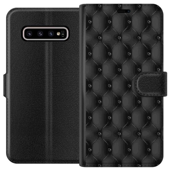 Kompatibelt Lommeboketui til Samsung Galaxy S10+ Mønster