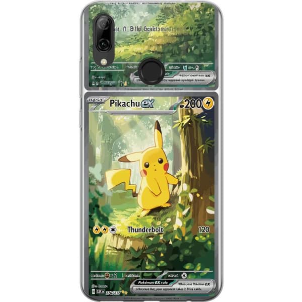 Kompatibelt Mobildeksel til Huawei P smart 2019 Pikachu grønn