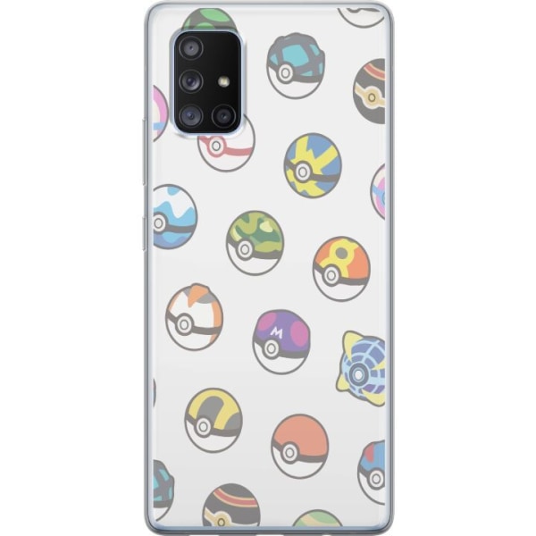 Samsung Galaxy A71 5G Genomskinligt Skal Pokemon