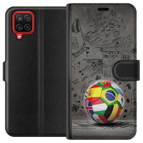 Samsung Galaxy A12 Tegnebogsetui Fotboll Världen