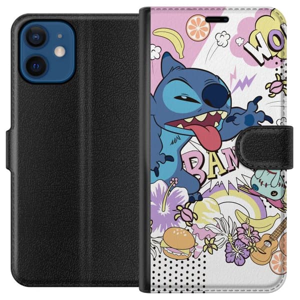 Kompatibel Tegnebogsetui til Apple iPhone 12 mini Stitch Bang