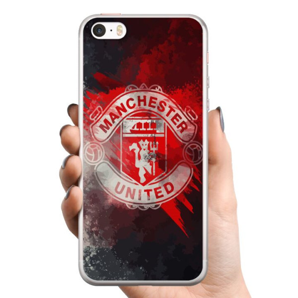 Apple iPhone 5s TPU Mobilcover Manchester United FC