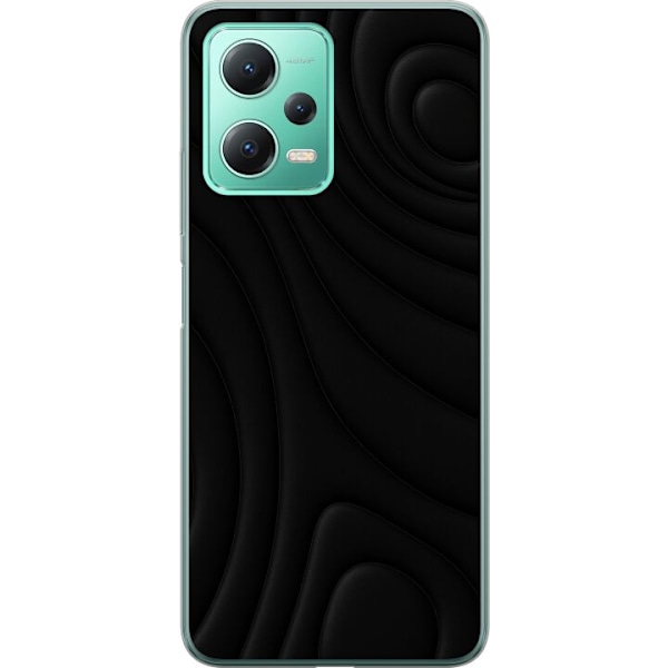 Xiaomi Redmi Note 12 Läpinäkyvä kuori Tummat Aallot