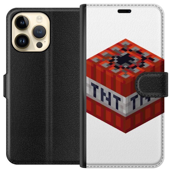 Apple iPhone 15 Pro Max Lommeboketui Minecraft TNT
