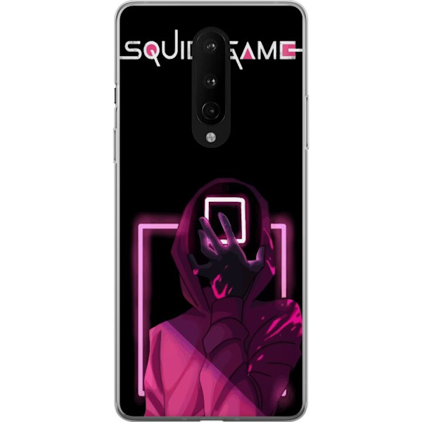 OnePlus 8 Läpinäkyvä kuori Squid Game Teema Suosittu Sarja Motiivi Graafinen Ikoninen Suunnittelu Aasialainen Popkulttuuri Jännitys Draama