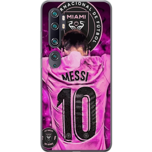 Xiaomi Mi Note 10 Gennemsigtig cover Messi