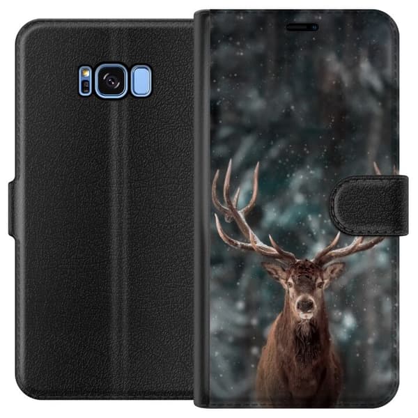 Kompatibelt Plånboksfodral till Samsung Galaxy S8 Oh Deer