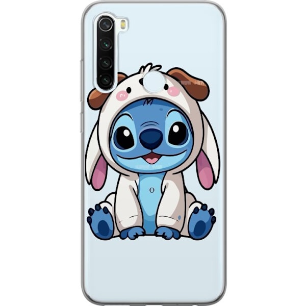 Xiaomi Redmi Note 8 Läpinäkyvä kuori Stitch Koirapuku Lilo & Stitch Disney Hauska Design Sininen Avaruusolento Sarjakuva Hahmo Suosittu Lapsille Su