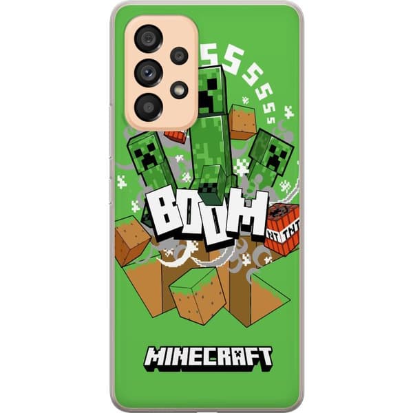 Kompatibelt Mobildeksel til Samsung Galaxy A53 5G Minecraft Boom