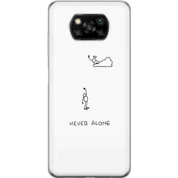 Kompatibelt Mobilskal till Xiaomi Poco X3 NFC Aldrig Ensam