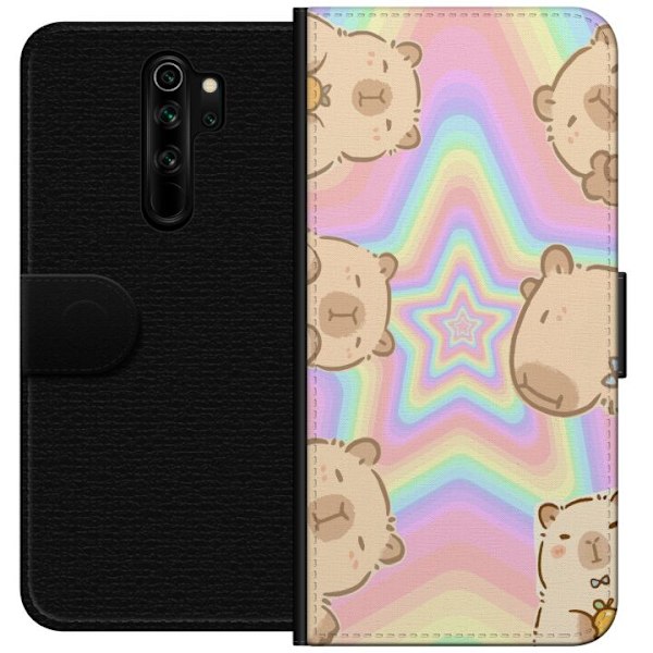 Xiaomi Redmi Note 8 Pro  Tegnebogsetui Kawaii Capybara Galaxy