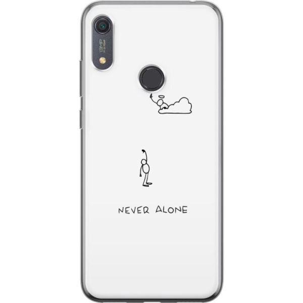 Huawei Y6s (2019) Gennemsigtig cover Aldrig Alene