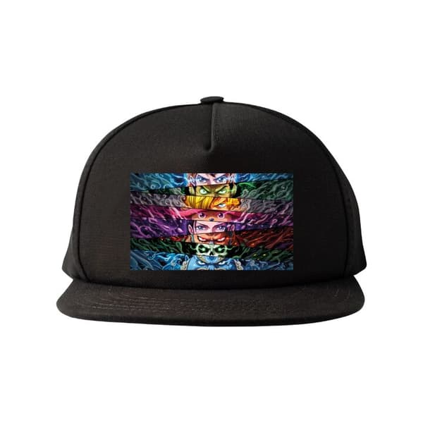 Snapback-lippalakki musta one size