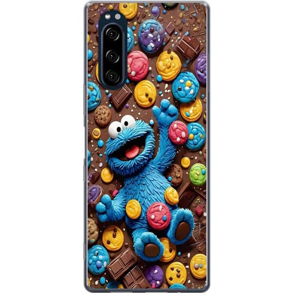 Kompatibelt Mobildeksel til Sony Xperia 5 Kakmonster bland kakor