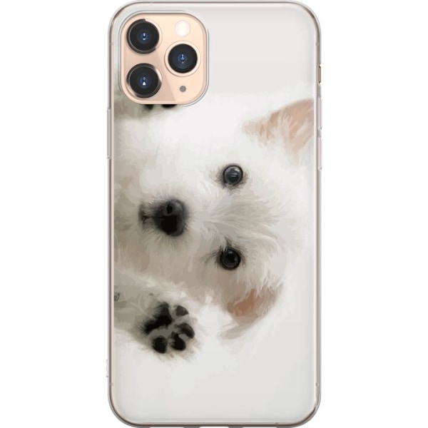 Apple iPhone 11 Pro Gennemsigtig cover Hund