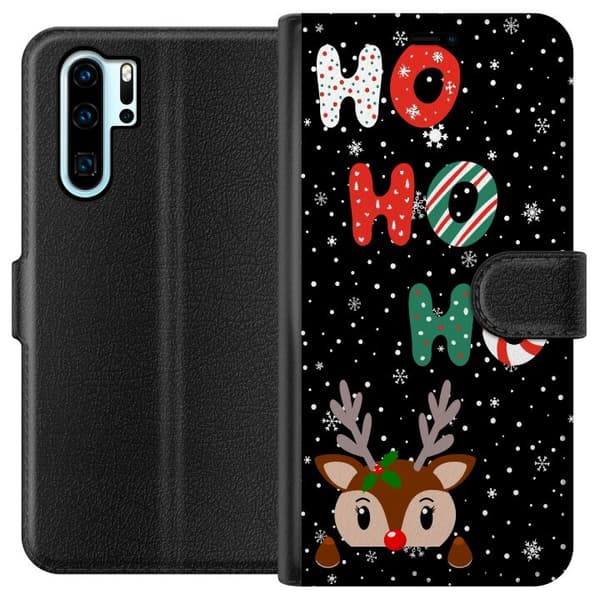 Kompatibelt Lommeboketui til Huawei P30 Pro HO HO HO
