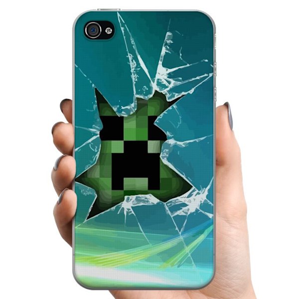 Apple iPhone 4 TPU Mobildeksel MineCraft