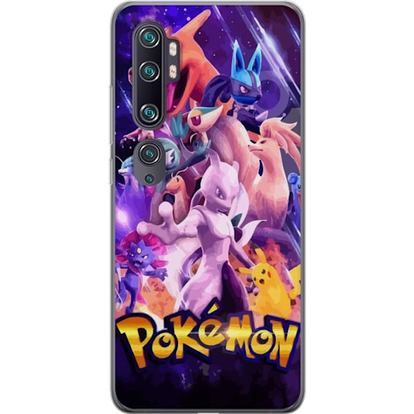 Xiaomi Mi Note 10 Läpinäkyvä kuori Pokemon