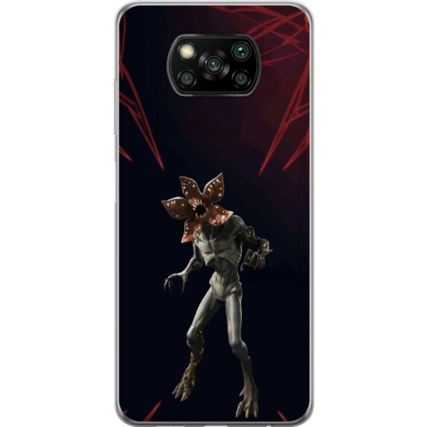 Xiaomi Poco X3 NFC Gennemsigtig cover Fortnite - Demogorgon