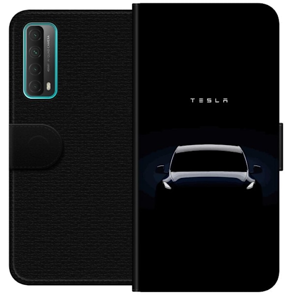 Huawei P smart 2021 Lompakkokotelo Tesla