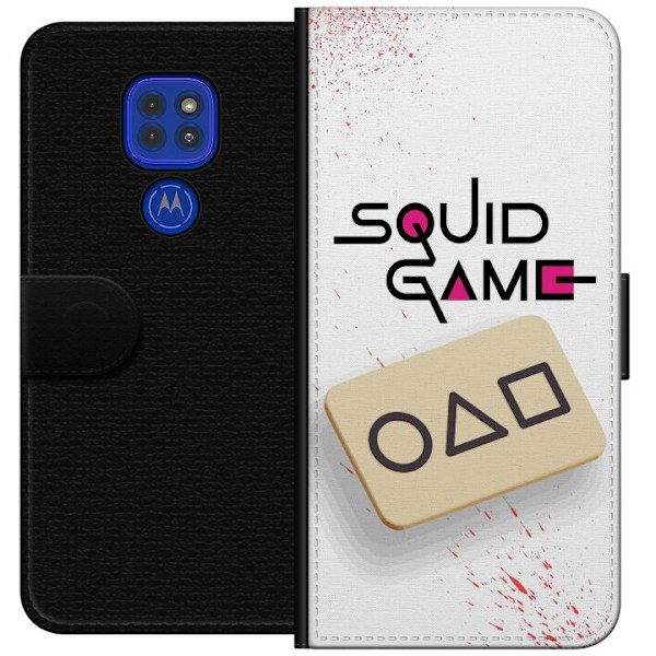 Motorola Moto G9 Play Lompakkokotelo Squid Game