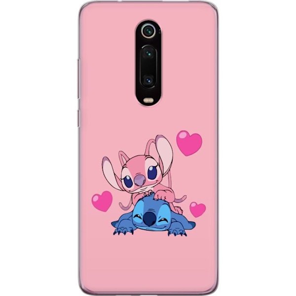 Xiaomi Mi 9T Pro  Gennemsigtig cover Valentins Dag Stitch