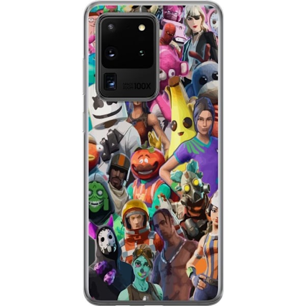 Samsung Galaxy S20 Ultra Gennemsigtig cover Fortnite