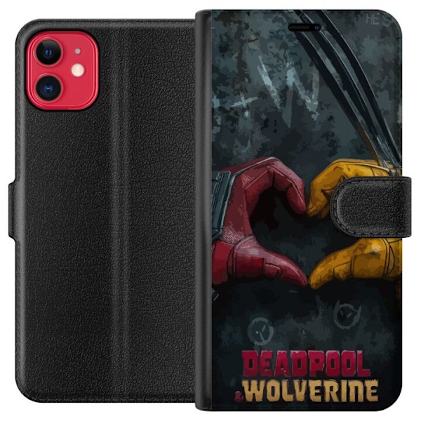 Apple iPhone 11 Plånboksfodral Wolverine Deadpool