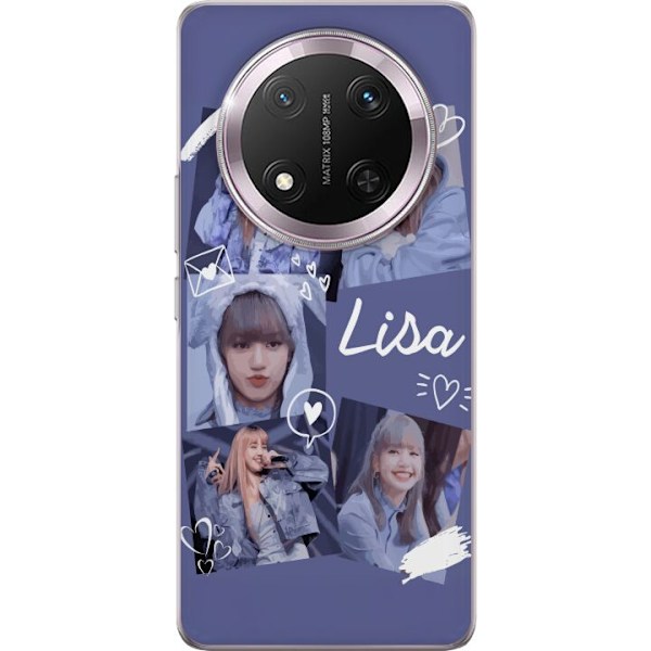 Honor Magic7 Lite Läpinäkyvä kuori Lisa Blackpink – Aesthetic K-pop Queen