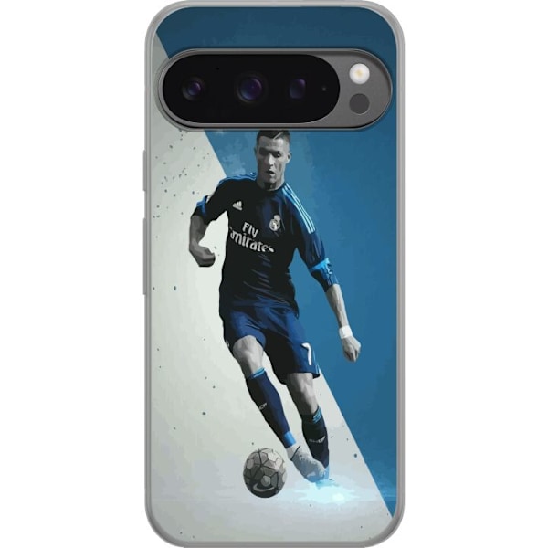 Google Pixel 9 Pro XL Gennemsigtig cover Cristiano Ronaldo