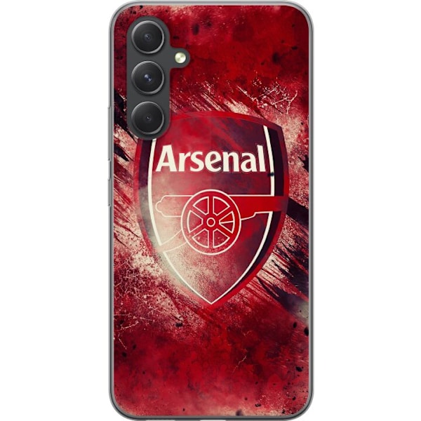 Samsung Galaxy S24 FE Genomskinligt Skal Arsenal
