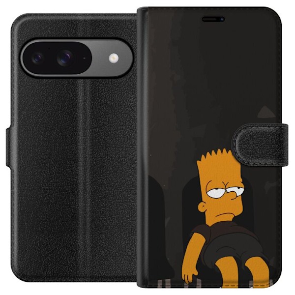 Google Pixel 9 Plånboksfodral Bart Simpson