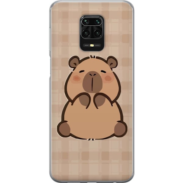 Xiaomi Redmi Note 9S Genomskinligt Skal Mobilskal kawaii capybara flera figurer japansk stil