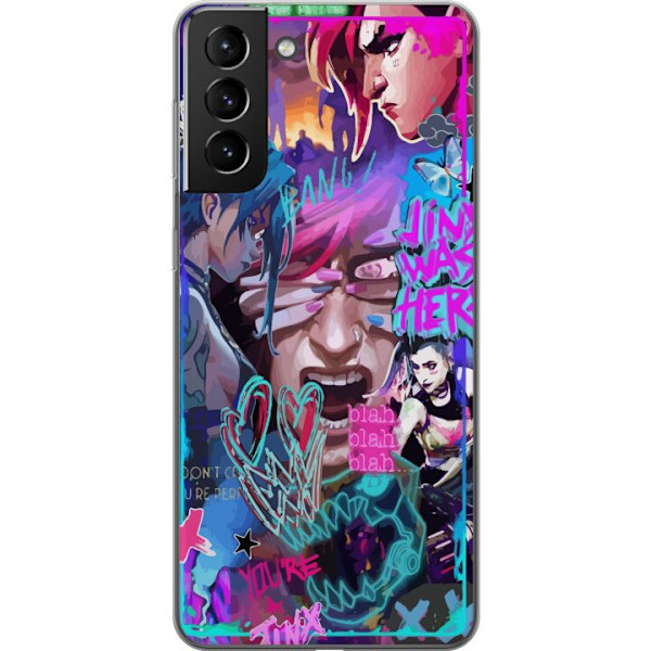 Samsung Galaxy S21+ 5G Läpinäkyvä kuori Arcane