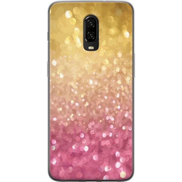 OnePlus 6T Genomskinligt Skal Glitter