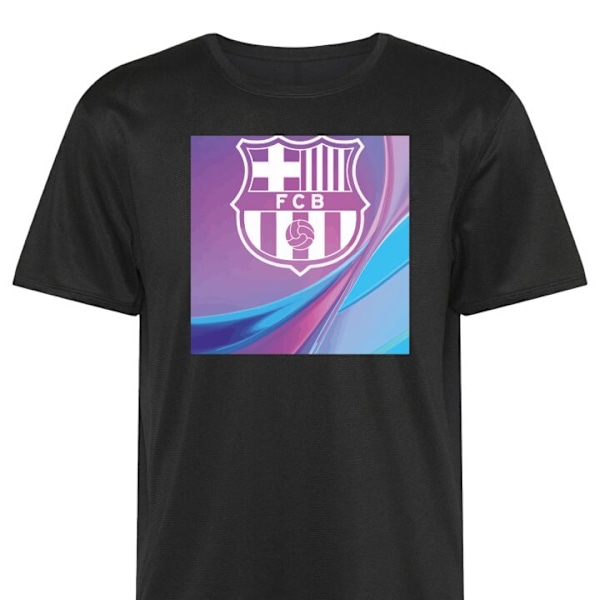 Treeni T-paita | Urheilu T-paita Aikuisille FC Barcelona musta 5X-Large