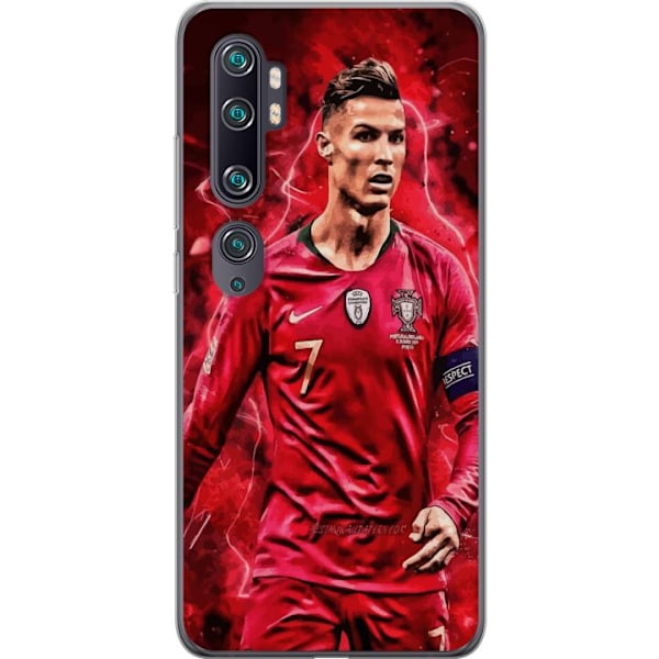 Xiaomi Mi Note 10 Genomskinligt Skal Ronaldo Skills – CR7 Design för Äkta Supporters