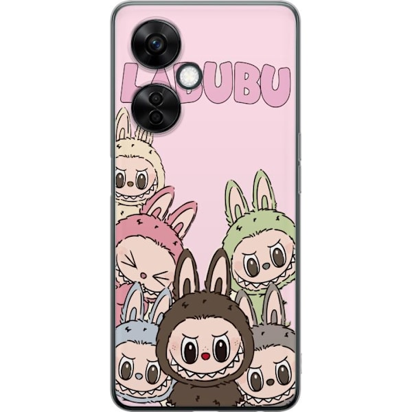 OnePlus Nord CE3 Läpinäkyvä kuori Labubu Classics