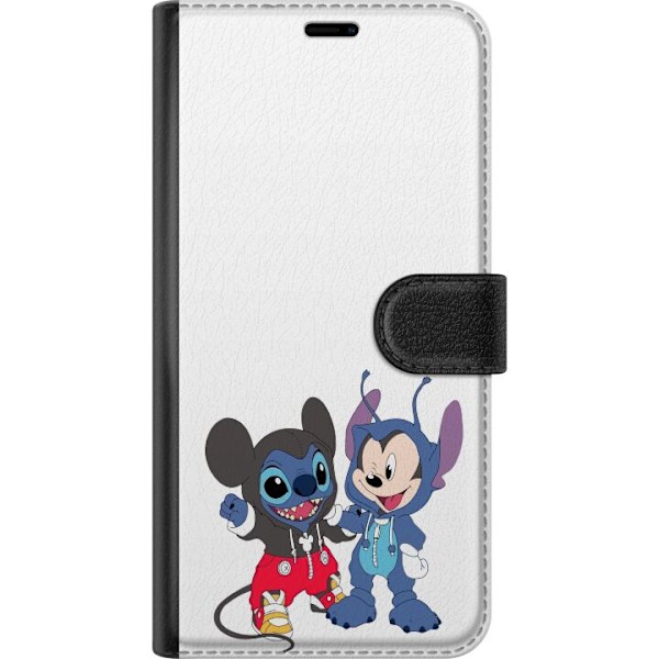 Apple iPhone 16 Plus Lompakkokotelo Stitch Mikki Hiiri