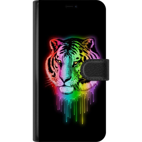 Samsung Galaxy S10+ Plånboksfodral Neon Tiger