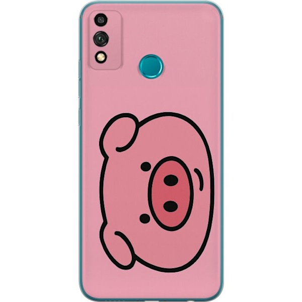 Honor 9X Lite Gennemsigtig cover Kawaii Piggy