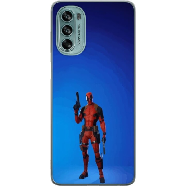 Motorola Moto G62 5G Läpinäkyvä kuori Fortnite - Spider-Man