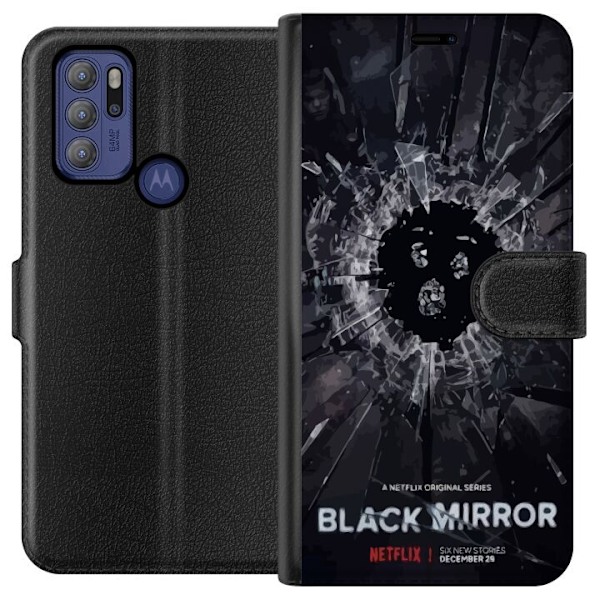 Motorola Moto G60S Lommeboketui Black Mirror Sci-Fi Netflix Se