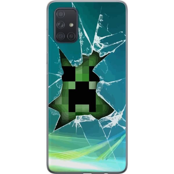 Kompatibelt Mobilskal till Samsung Galaxy A71 Minecraft