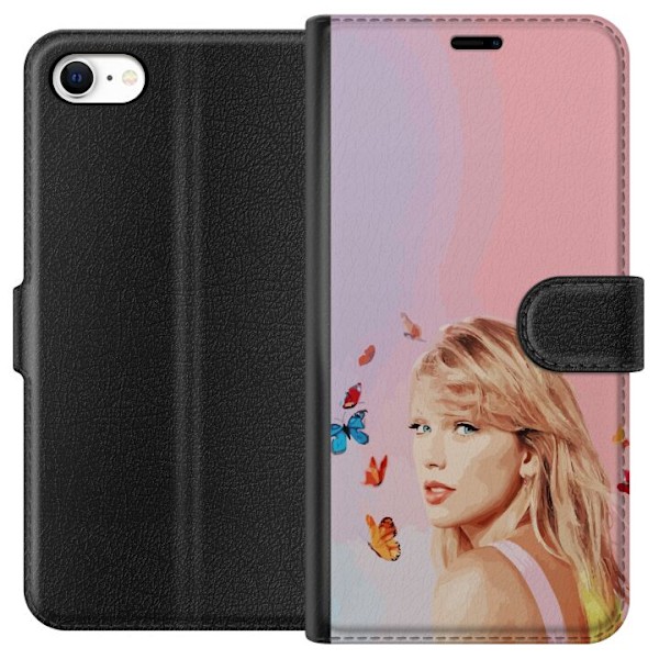 Apple iPhone 6 Lompakkokotelo Taylor Swift Perhosia